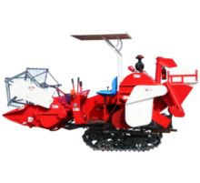 Full feeding rice combine harvester